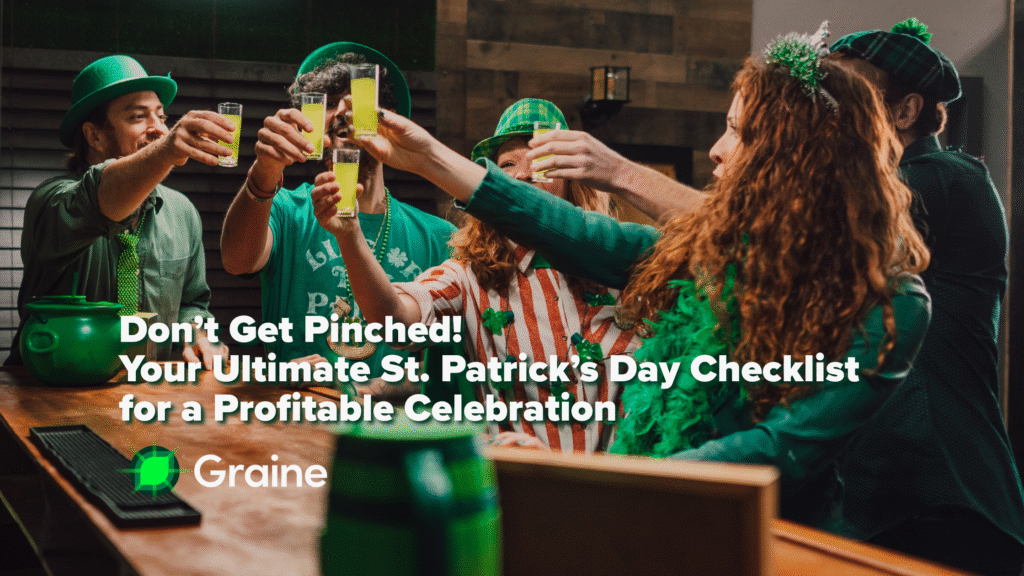 St. Patrick's Day restaurant checklist
